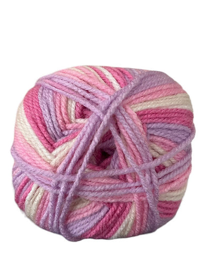 Baby Pato Prints DK Knitting crochet yarn 5 Balls x 100 gram Shade 7777 Pink Bow