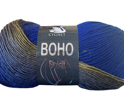 Boho Spirit Knitting crochet Yarn 5 Balls x 100 gram Sunglow 6199