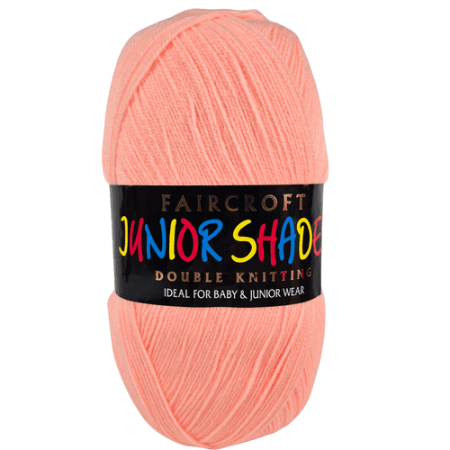 Faircroft Junior Shades DK Knitting Crochet  500 gram Ball  Peach (214)