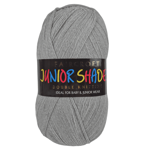 Faircroft Junior Shades DK Knitting Crochet  500 gram  Silver (1000)