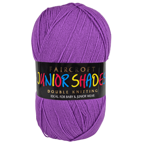 Faircroft Junior Shades DK Knitting Crochet  500 gram Violet (718)