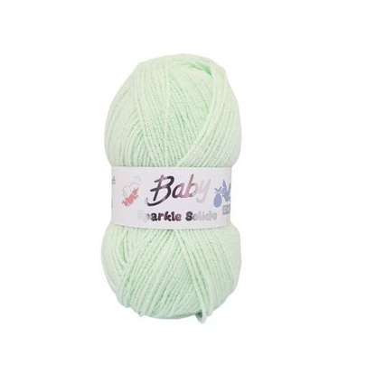 Woolcraft Baby Sparkle Solide DK - 5 x 100g , Mint (7242)