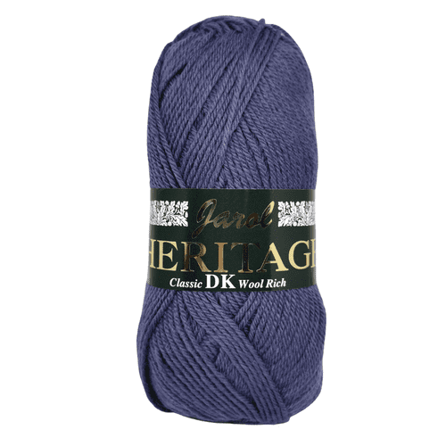 Jarol Heritage DK - 5 Balls x 100 gram 55% Wool, 25% Acrylic and 20% Nylon Grape 130