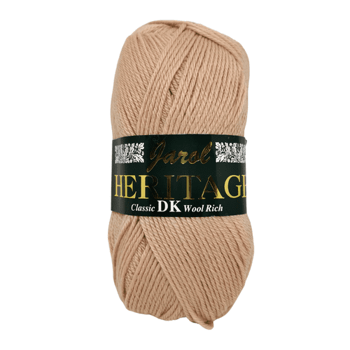 Jarol Heritage DK - 5 Balls x 100 gram 55% Wool, 25% Acrylic and 20% Nylon  Parchment (148)