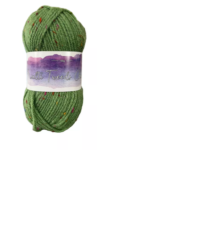 Cygnet Multi Tweed Chunky Knitting Crochet Yarn Wool - 5x100g Balls 1370 Lichen