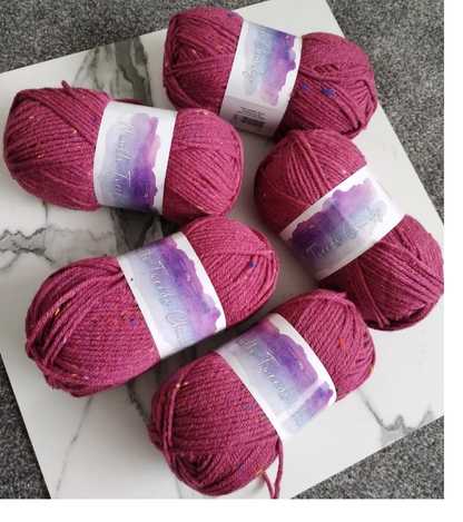 Cygnet Multi Tweeds Chunky - 1340 Rosewood 5 BALLS X 100g Multicolour 80% Acrylic / 15% Wool / 5% Viscose