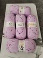 5 x 100g Woolcraft Baby Prints Wool Babycare DK Double Knitting & Crochet Yarn Ballerina 644