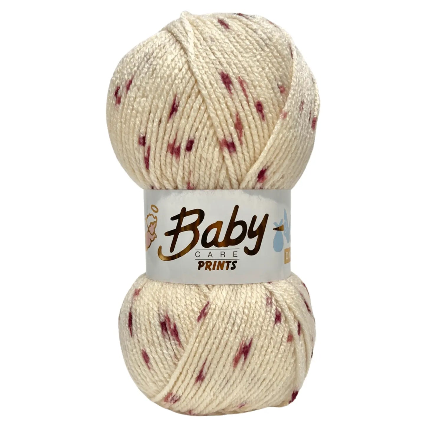 5 x 100g Woolcraft Baby Prints Wool Babycare DK Double Knitting & Crochet Yarn Keltie 636