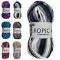 Cygnet Yarns TROPIC - SUPER CHUNKY - 100% Acrylic Wool 5Balls x  100g - Multicoloured  Shade Magpie 801