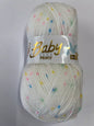 5 x 100g Woolcraft Baby Prints Wool Babycare DK Double Knitting & Crochet Yarn Dolly mix 634
