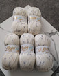 5 x 100g Woolcraft Baby Prints Wool Babycare DK Double Knitting & Crochet Yarn 643