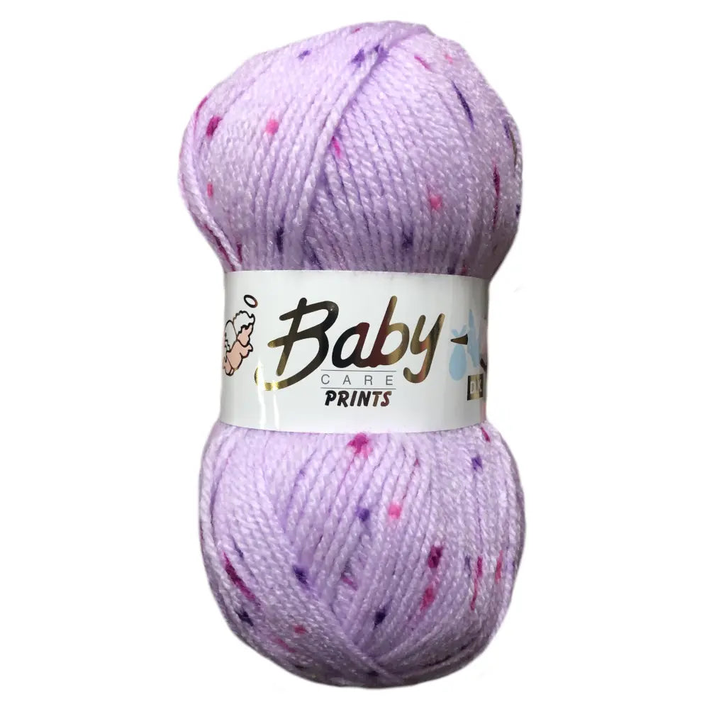 5 x 100g Woolcraft Baby Prints Wool Babycare DK Double Knitting & Crochet Yarn Ballerina 644