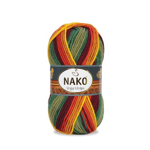 Nako Vega Stripe DK - 5 Balls x 100g | (83599)