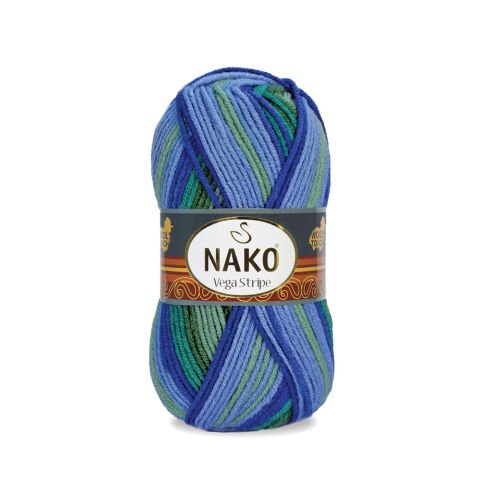 Nako Vega Stripe DK - 5 Balls x 100g | (83600)