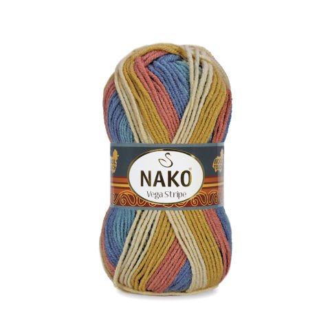 Nako Vega Stripe DK - 5 Balls x 100g | (83602)