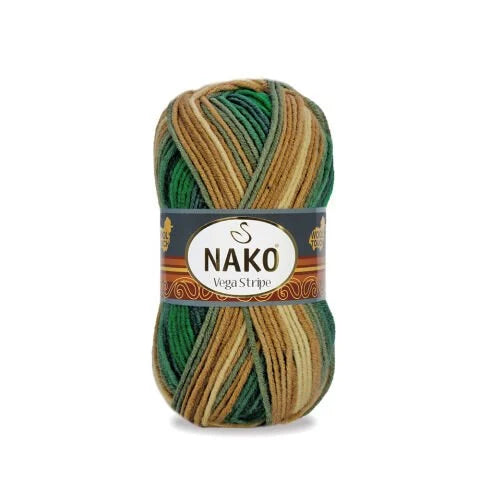 Nako Vega Stripe DK - 5 Balls x 100g | (83605)