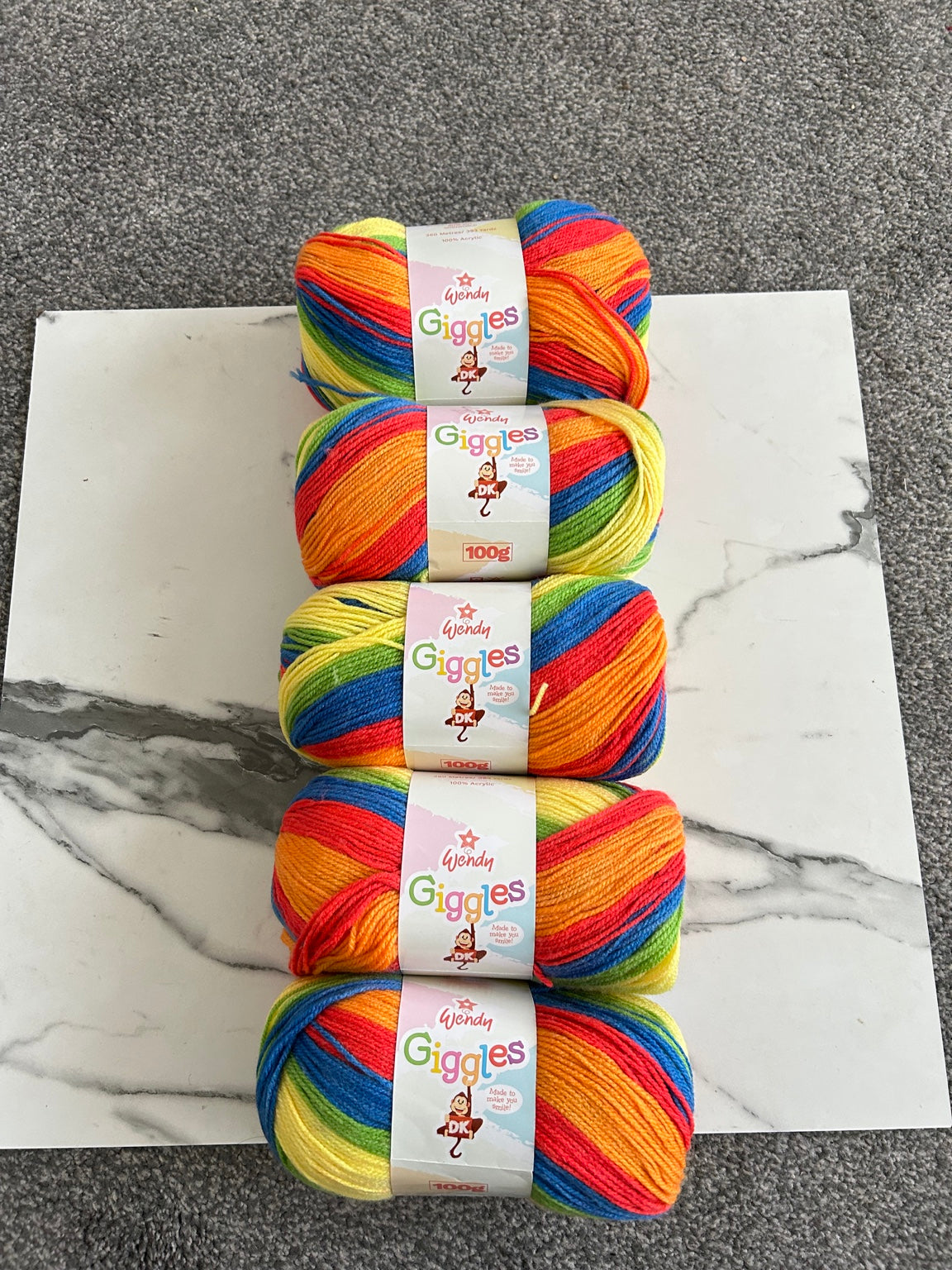 Wendy Giggles DK WG10 Carnival five-ball bundle