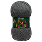 Woodcraft Aran Knitting Crochet yarn 400g 100% Acrylic Charcoal