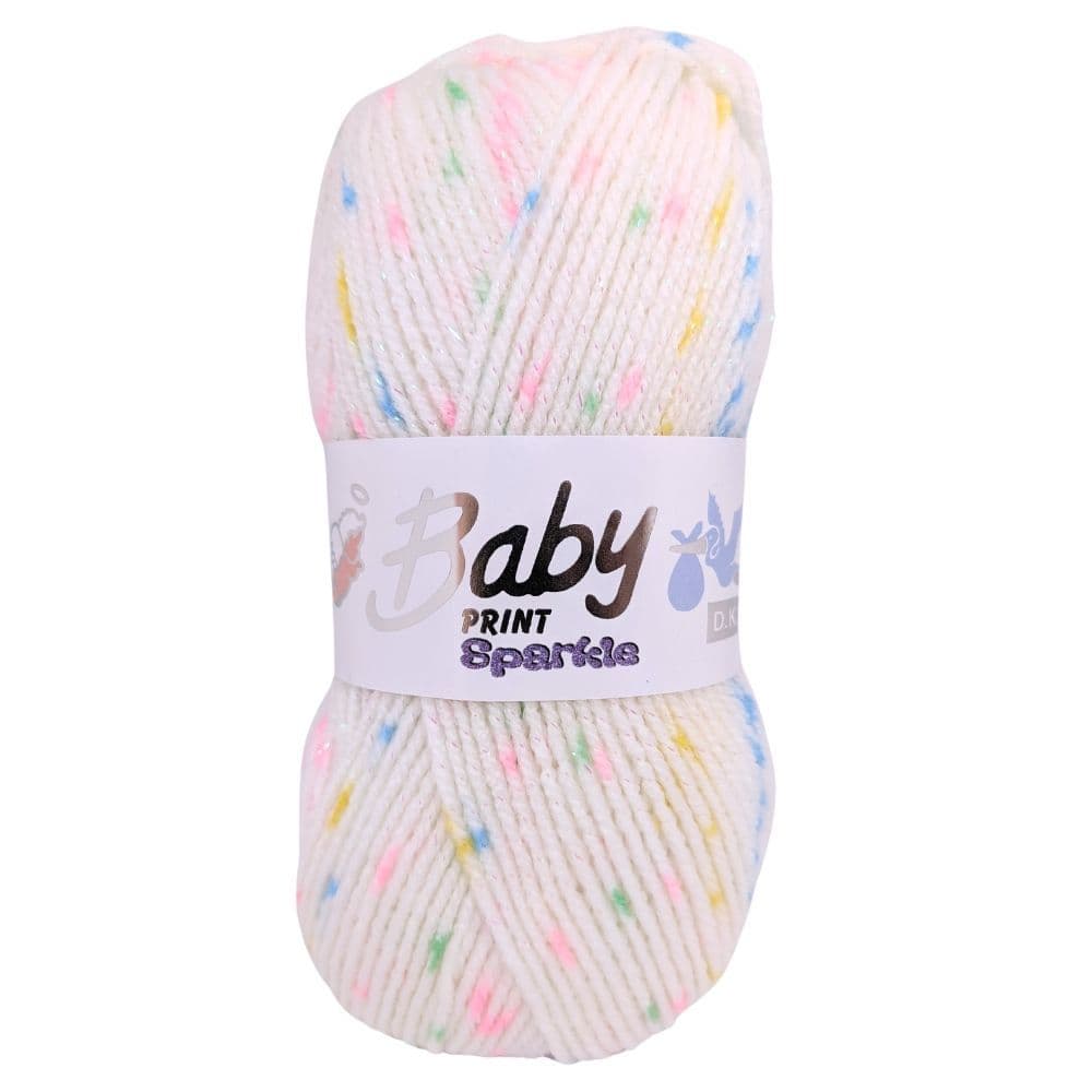 Woolcraft Baby Print Sparkle DK Dolly Mixture (634)