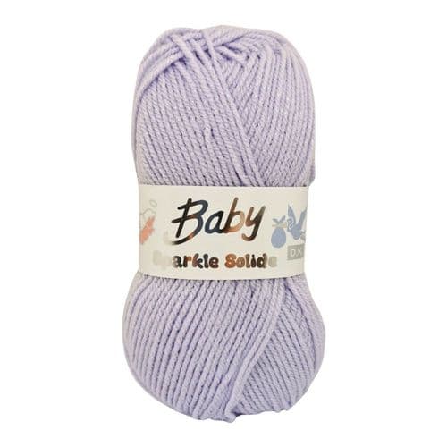 Woolcraft Baby Sparkle Solide DK - 5 x 100g , Lilac (7240)
