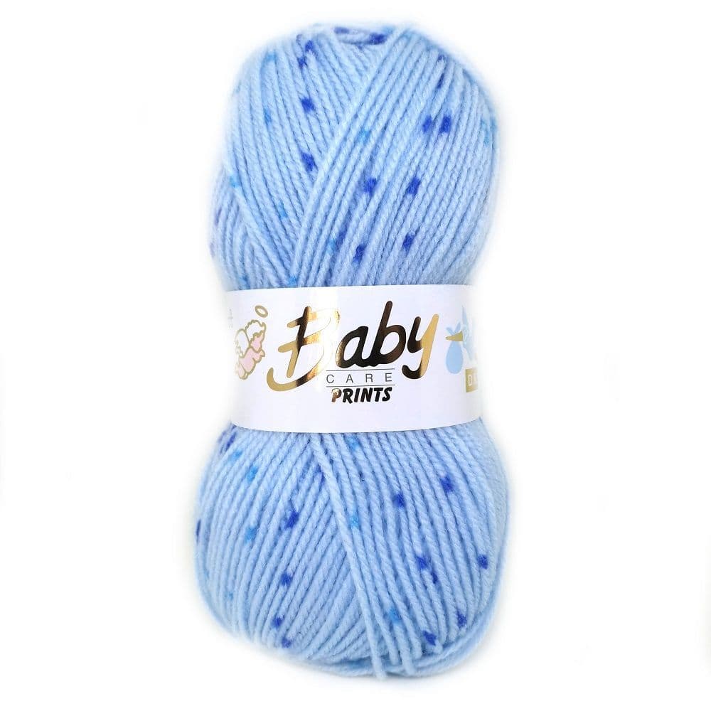 Woolcraft Babycare Spot Prints DK Little Boy Blue (641)