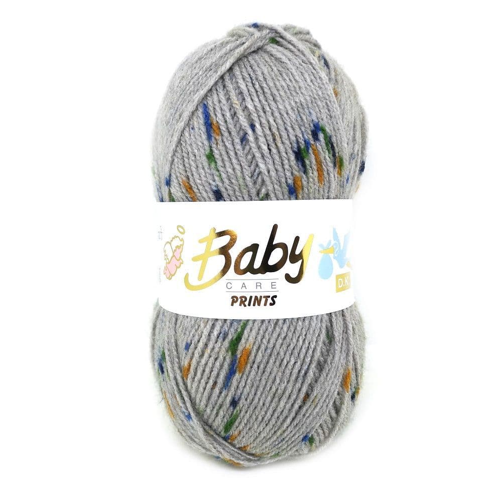 Woolcraft Babycare Spot Prints DK Pebble (654)