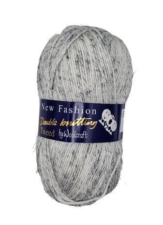 Woolcraft New Fashion DK TWEED Knitting Yarn / 5 Balls X 100g Double Knitting Wool Shade 1014