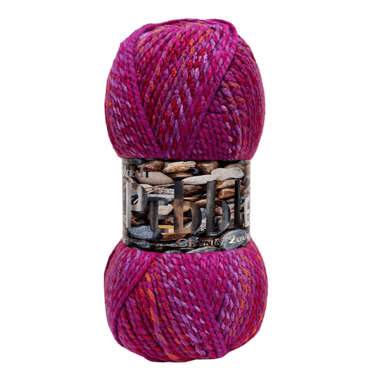 Woolcraft Pebble Chunky 200g X 1 Ball shade Carnival 8043