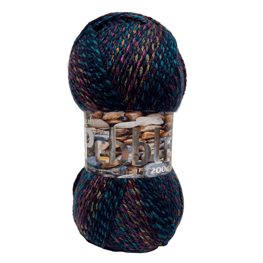 Woolcraft Pebble Chunky 200g X 1 Ball shade Harlequin 8136