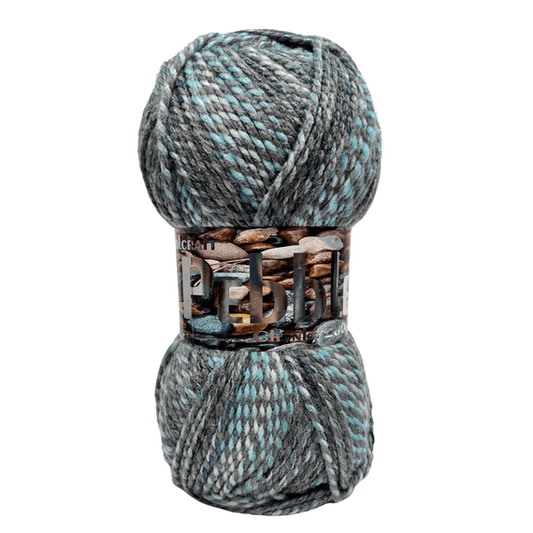 Woolcraft Pebble Chunky 200g shade  Indigo Mist 8049