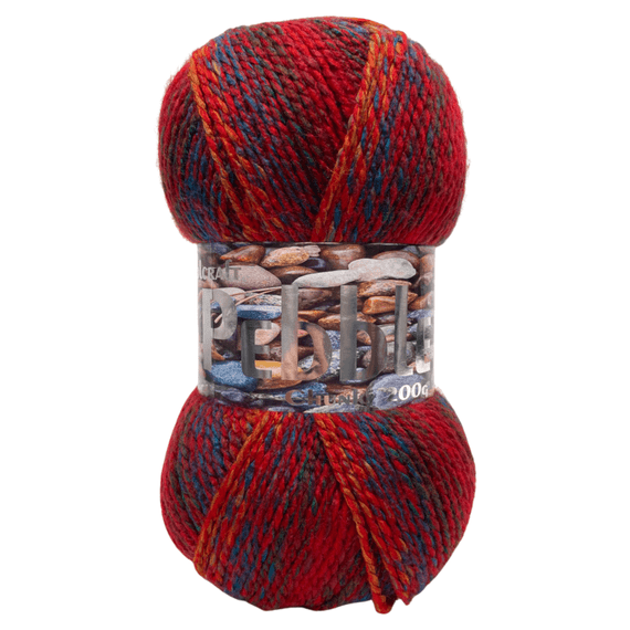 Woolcraft Pebble Chunky 200g Shade Sunset 8077