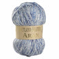 Woolcraft Shetland Heather Aran Knitting Crochet Yarn Wool - 5x100g Balls - 044 Persian Blue 100g